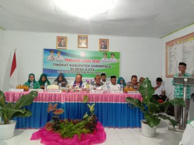 Desa Iluta Kecamatan Batudaa mewakili dalam Lomba Desa  Tingkat Kabupaten Gorontalo 